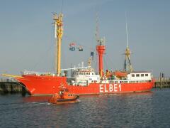 Feuerschiff Elbe 1 an der Alten Liebe